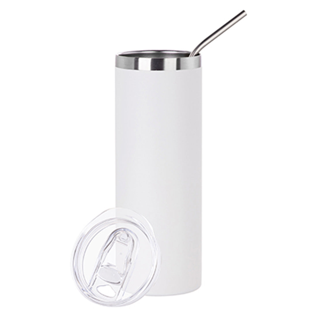Engraving 20oz/600ml Stainless Steel Tumbler with Straw & Waterproof Flip Lid - Joto Imaging Supplies Canada